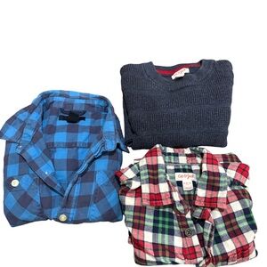 Cat & Jack/ Gap LS Button Up Shirts- Kids